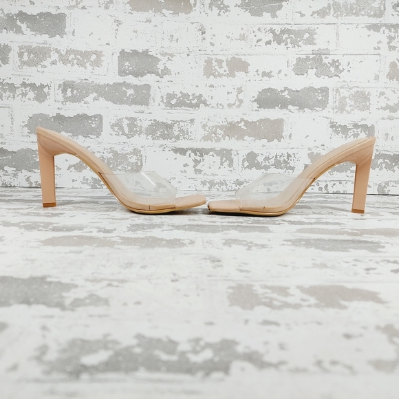 BP Mirra Square Toe Heeled Slide Sandals M306 - Picture 7 of 13